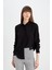 Regular Fit Basic Düz Uzun Kollu Siyah Gömlek Z6472AZ24AU 3