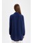 Regular Fit Basic Düz Viskon Uzun Kollu Gömlek Tunik D2613AX24AU 6