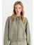 Coool Standart Fit Kapüşonlu Basic Düz Kanguru Cepli Fermuarlı Sweatshirt Z7069AZ24WN 1