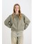 Coool Standart Fit Kapüşonlu Basic Düz Kanguru Cepli Fermuarlı Sweatshirt Z7069AZ24WN 3
