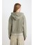 Coool Standart Fit Kapüşonlu Basic Düz Kanguru Cepli Fermuarlı Sweatshirt Z7069AZ24WN 7