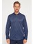 Modern Slim Fit Pamuklu Kolay Ütü Armürlü Erkek Gömlek 2