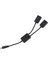Tip C Otg USB 2.0 Dişi Otg Şarj 2 Bağlantı Noktalı Hub Kablo Y Ayırıcı (Yurt Dışından) 3