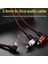90 Derece 3.5mm Erkek - 2 Rca Aux Y Mikrofon Fişi Dizüstü Bilgisayar Için 1m (Yurt Dışından) 2