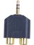 Jack To 2 Rca Adaptör Y Splitter Stereo Erkek 2x Dişi Altın Mini (Yurt Dışından) 4