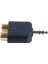 Jack To 2 Rca Adaptör Y Splitter Stereo Erkek 2x Dişi Altın Mini (Yurt Dışından) 5