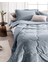 Kaira Tek Kişilik Comforter Set - Indigo 2