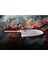 Shun Classic Limitli Kırmızı Santoku Geniş Şef Bıçağı DM0717RD 3