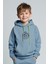 Platon Açık Mavi Baskılı Pamuklu Erkek Çocuk Sweatshirt 1