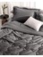 Kaira Tek Kişilik Comforter Set - Antrasit 3