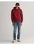 Erkek Regular Fit Kapüşonlu Logolu Sweatshirt-Bordo 2