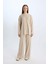 Relax Fit Bisiklet Yaka Basic Düz Triko Tunik Kazak E2938AX24WN 2