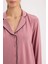 Fall in Love Pijama Takımı Regular Fit Uzun Kollu Üst Uzun Alt E1804AX24WN 5