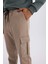 Fit Sporcu Jogger Eşofman Altı Standart Fit Üç Cepli Beli Bağcıklı Lastikli Paça D3741AX24WN 4