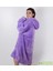 Rahat ve sıcacık peluş polar giyilebilir battaniye pijama, konforlu uyku keyfi için ideal, mor-lila. 4