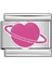 Barbie Heart Galaksi Charm 1