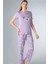 Yazlık Kısa Kol Pijama Takımı Dowry 08-112 1