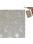 Italyan Hediye Paketleme Kağıdı, Kraft Çiçek Yaprak Desenli Ambalaj Kağıdı, Altın, NO-704G, 70X200CM 1
