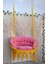 Makrome Relax Salıncak ( Sarı ) Minderli 4