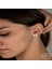 Swarovski Crystal Taşlı Gümüş Çivili Kadın Küpe 2