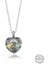 Swarovski Crystal Taşlı Kalp Gümüş Kadın Kolye 1