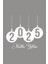 İp İle Asılmış Elips 2025 Yazısı Stickerı 150X135 cm Beyaz 1