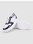 %100 Hakiki Deri Beyaz - Lacivert Croco Detaylı Erkek Sneaker 9