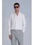 Barka Erkek Basic Gömlek Slim Fit Beyaz 1