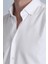 Barka Erkek Basic Gömlek Slim Fit Beyaz 3