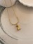 Mini Harf Kolye Gold 1