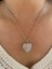 Gz Çelik Stoned Heart Kolye Silver 2