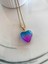 Rainbow Heart Kolye Gold 1