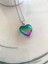 Rainbow Heart Kolye Silver 1