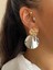 Gz Retro Plaka Küpe (Gold- Silver) 1