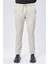 Erkek Yandan Cepli Bel Bağcıklı Fermuarlı Slim Fit Chino Bej Pantolon 2