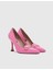 Eligia Deri Kadın Pembe Topuklu Ayakkabı 1