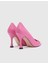 Eligia Deri Kadın Pembe Topuklu Ayakkabı 4