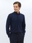 Lacivert Regular Fit Casual Pamuk Karışımlı Gömlek 1