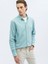 Mint Düz Regular Fit Dokuma Casual Pamuk Karışımlı Gömlek 3