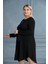 52-799 Kristal Kumaş Tunik - Siyah 3