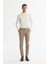 Erkek Bej Klasik Bel Slim Fit Elastan Chino Pantolon A42y3021 1