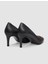 Deri Siyah Kadın Stiletto 3