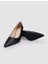 %100 Hakiki Deri Siyah Kadın Stiletto 5