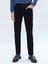 Lacivert Dokuma Slim Fit Kadife Casual Pamuk Karışımlı Pantolon 2