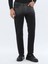 Siyah Slim Fit Çevre Dostu Denim Pamuk Karışımlı Pantolon 2