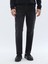 Siyah Slim Fit Denim Pamuk Karışımlı Pantolon 2