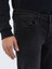 Siyah Slim Fit Denim Pamuk Karışımlı Pantolon 3