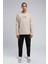 Orion Erkek O Yaka Sweatshirt Bej 1