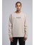 Orion Erkek O Yaka Sweatshirt Bej 4
