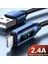 12 W USB Iphone Dijital Ekran Hızlı Şarj Kablosu 2 Metre 1